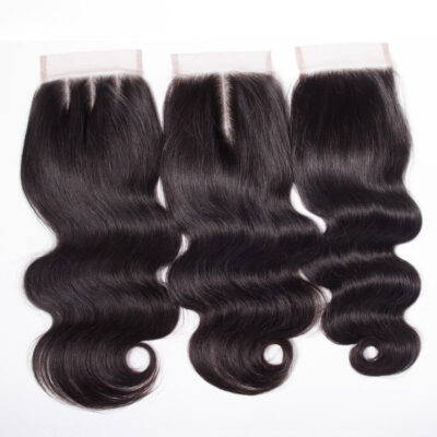 Evanhair Body Wave Hair 5x5 Lace Closure Free Part – 100% Human Hair, Pre-Plucked & Natural Look