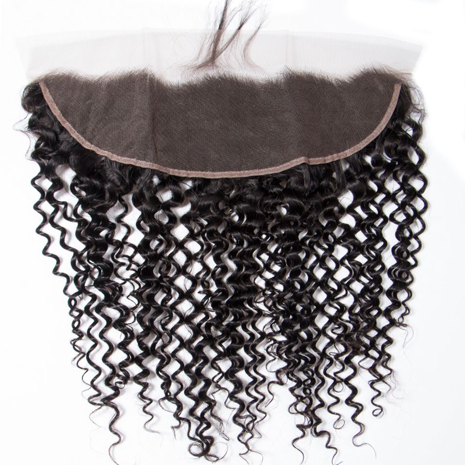 Evanhair Curly Hair 13x4 Lace Frontal With Baby Hair – 100% Human Hair, Pre-Plucked & Natural Look