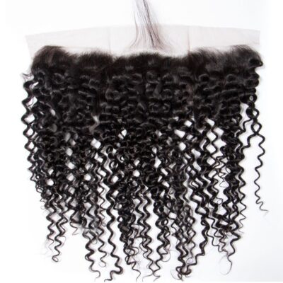 Evanhair Curly Hair 13x4 Lace Frontal With Baby Hair – 100% Human Hair, Pre-Plucked & Natural Look