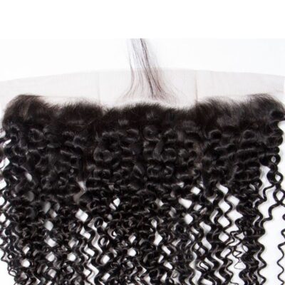 Evanhair Curly Hair 13x4 Lace Frontal With Baby Hair – 100% Human Hair, Pre-Plucked & Natural Look