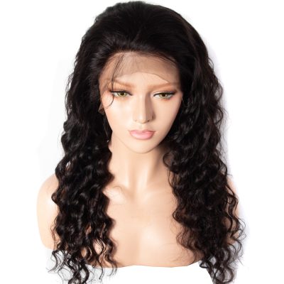 Evanhair 13×4 Lace Front Loose Deep Wave Wig – 100% Human Hair Natural Look