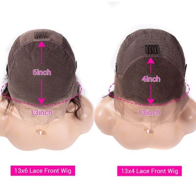 13×6 Lace Front Straight Wig 100% Virgin Human Hair With Baby Hair 180% Density - Image 4