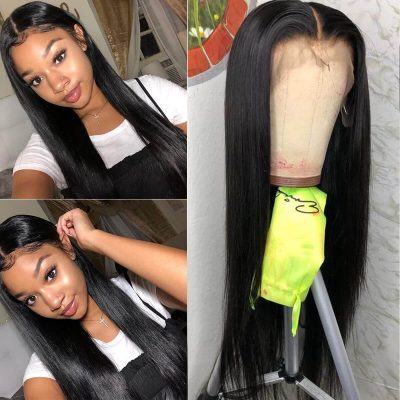 360 Lace Front Straight Wig 100% Virgin Human Hair 180% Density With Baby Hair - Image 7