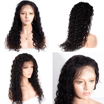 Evanhair 360 Lace Front Water Wave Wig – 100% Human Hair Natural Look