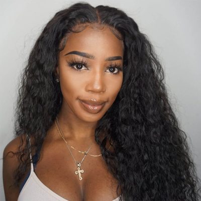 Evanhair 360 Lace Front Water Wave Wig – 100% Human Hair Natural Look