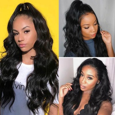 Evanhair Full Lace Body Wave Wig – 100% Human Hair Natural Look