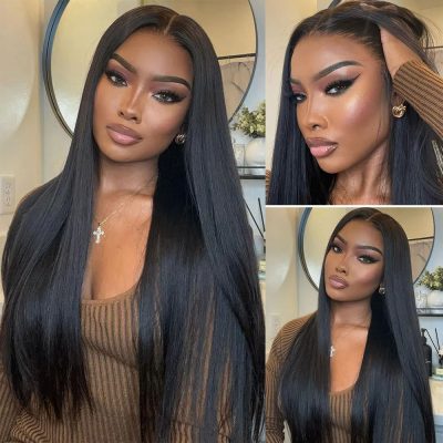 Evanhair Full Lace Straight Wig – 100% Human Hair Natural Look