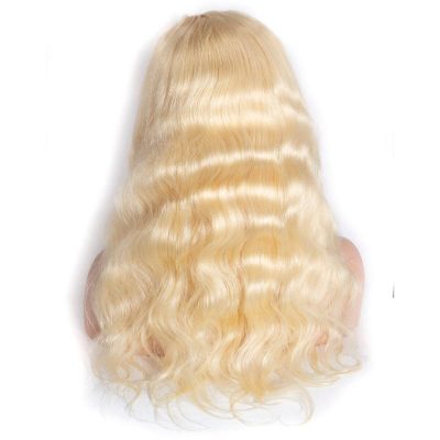 613 Blonde Body Wave Wig 100% Virgin Human Hair 180% Density Lace Front for Women - Image 3