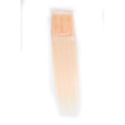 613 Blonde Straight Hair 3 Bundles With Closure Brazilian Virgin Human Hair - Image 6