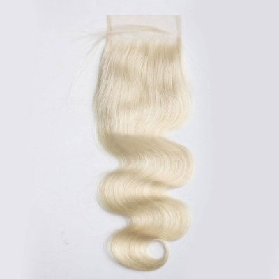 613 Blonde Body Wave Hair 3 Bundles With Closure Brazilian Virgin Human Hair - Image 5